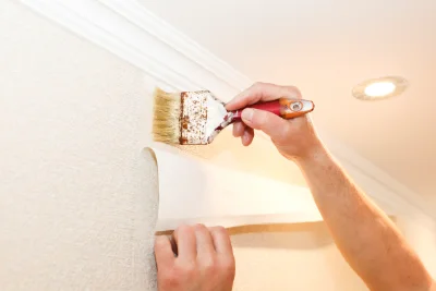 Pose de papier peint à Sai — revêtements muraux et toiles de verre